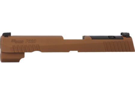 P320 Full-Size 9MM 4.7" Slide Assembly, SIG-LOC READY COYOTE BROWN